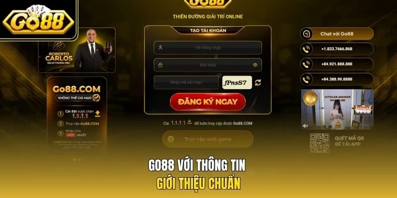 Go88 với thông tin giới thiệu chuẩn